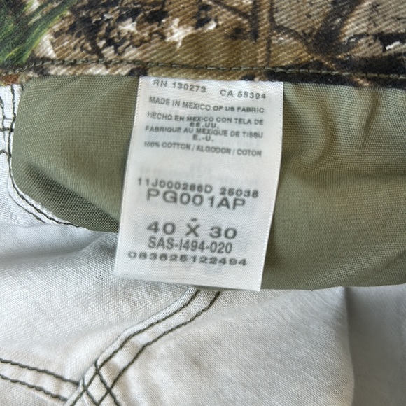 Wrangler Progear Realtree Men’s Camo Pants Jeans Size 40x30 - Picture 16 of 16